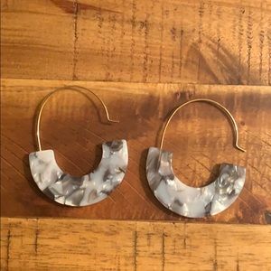 LOFT | Marbleized Hoop Earrings (3 for 15)